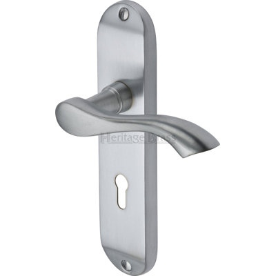 Heritage Brass Heritage Door Handle Lever Lock Algarve Design