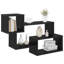  Floating Shelf with Shelf Wall-mounted Engineered Wood Storage Indoor