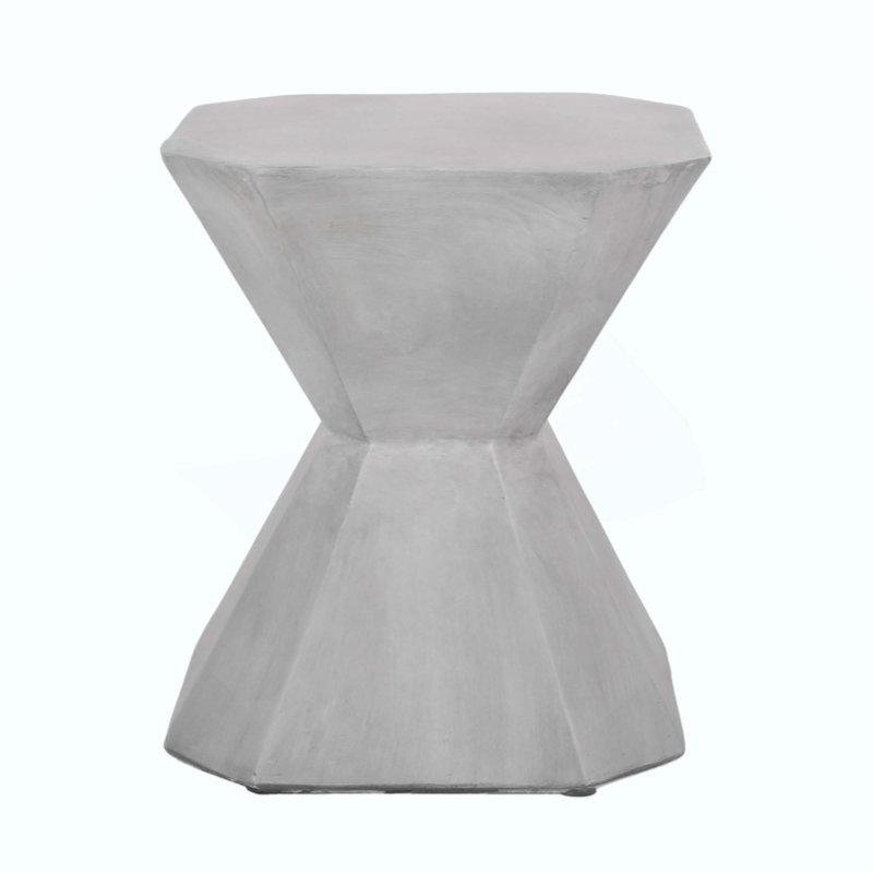 Outdoor Lightweight Concrete Side Table