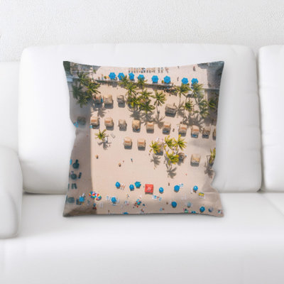Portrait Style Photography Microsuede Reversible Throw Pillow
