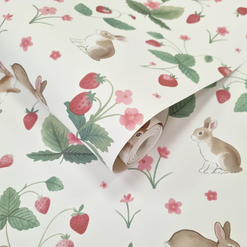 10.05m x 53cm Matte Wallpaper Roll, Cream Green