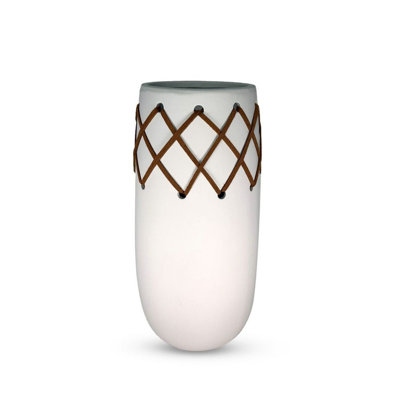 Ceramic Southwest Style Glossy Cylinder Vase