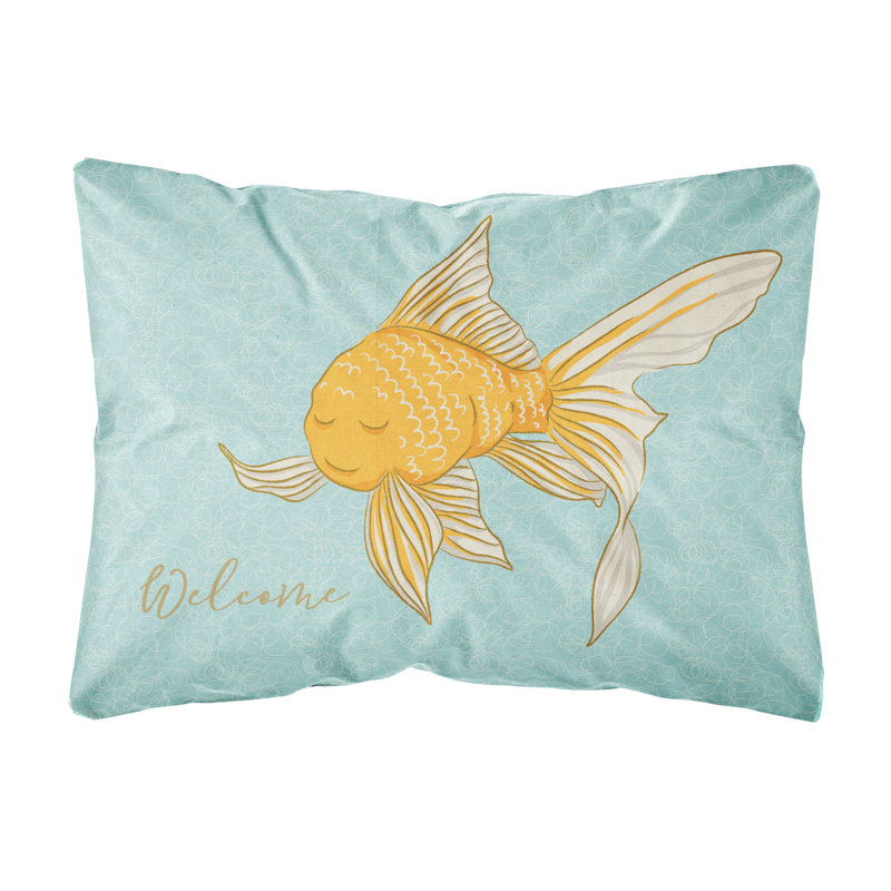  Coussin décoratif intérieur / extérieur Fish Welcome