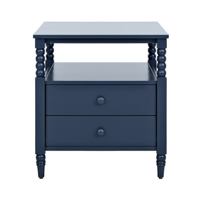 Benbrook 2-Drawer Mahogany Nightstand
