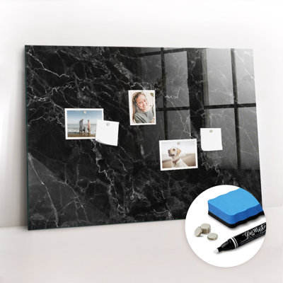 Magnetic Glass Photo Memo Board Bulletin Board