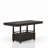 Deep Coffee Counter Height Dining Table(Only Table)
