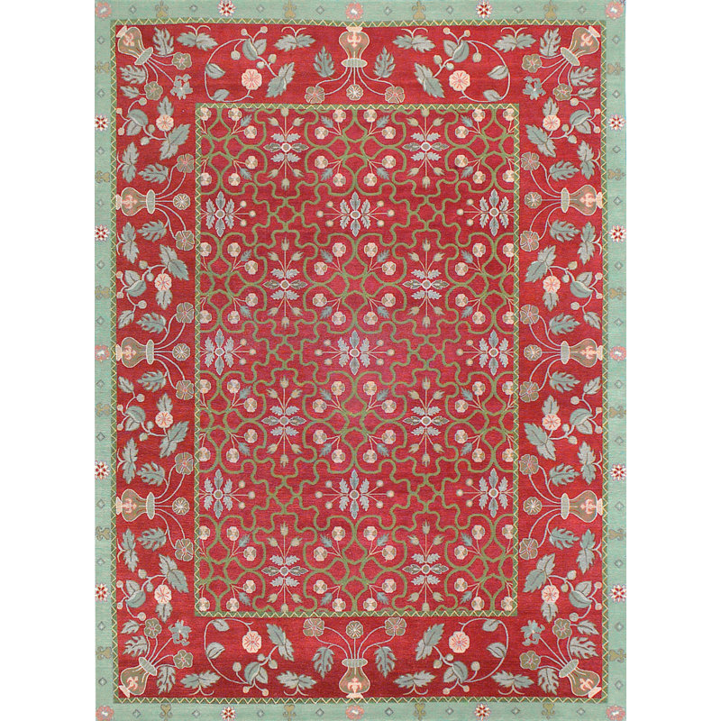 Erika Wool Oriental Area Rug, Rectangle 12' x 18'