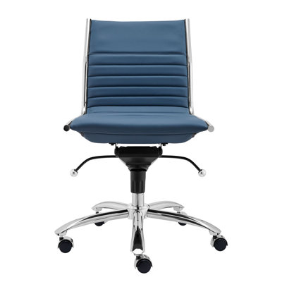 Naida Faux Leather Swivel Task Chair
