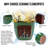Modern Planter Of 3 With Antique Ceramic, All-Weather , Reinforced Construction, Built-In Drainage For Root Development And Health, 14.59" L W 12.4" H, 46.41 Lbs Ceramic In , Sleek Design,-1975557105