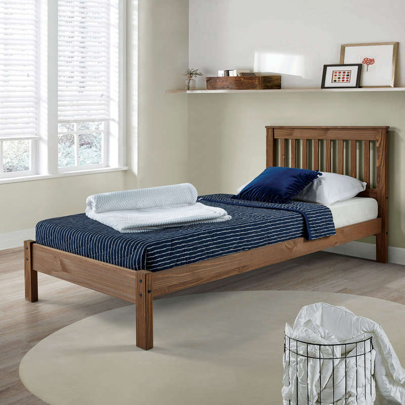 Twin Bed, Mahogany, Twin