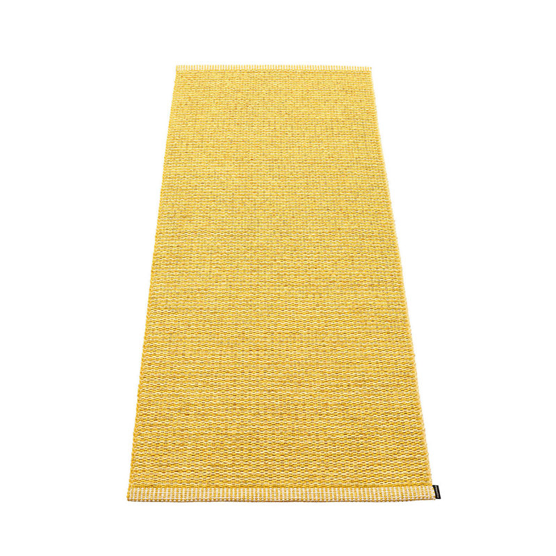 Tapis MONO jaune pâle 2 x 5 pi, Jaune pâle, Tapis de couloir 2 pi x 5 pi