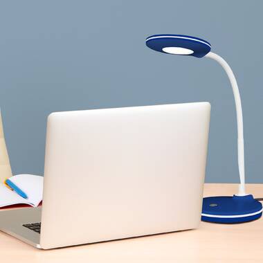 OttLite Study LED Desk Lamp with 3 Brightness Settings - White