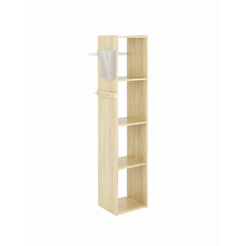 15" W Closet System Starter Kit, Honey Blonde