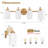 Dimmable Vanity Light With White Glass Shades-1680270850-1680270853