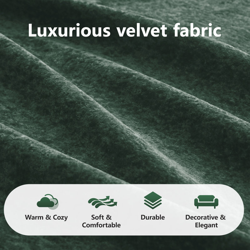 Boneless L-Shaped Soft Velvet Fabric Sofa, 32D High-Density Foam, No-Assembly Base, Non-Slip Design, Movable Ottoman Suitable For Living Rooms.