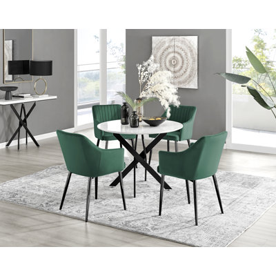 Eubanks 4 - Person Dining Set