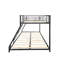 Metal Twin Over Full Bunk Bed