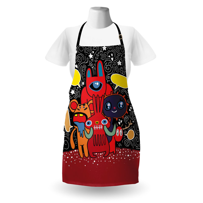 No Pattern Bib Apron