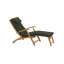 Steamer Reclining Chaise Lounge with Sunbrella Canvas Cushion-393641841