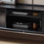 Retro minimalist design black TV cabinet-1753867276