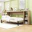 Wood Murphy Bed with 3 Shelves-462920689-462920691