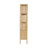 Masie 71"H x 35.4"W 2-Drawer Oak Bookcase,