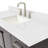 Cambridge 54.25'' Single Bathroom Vanity with Carrara Quartz Top-75152852-101139916