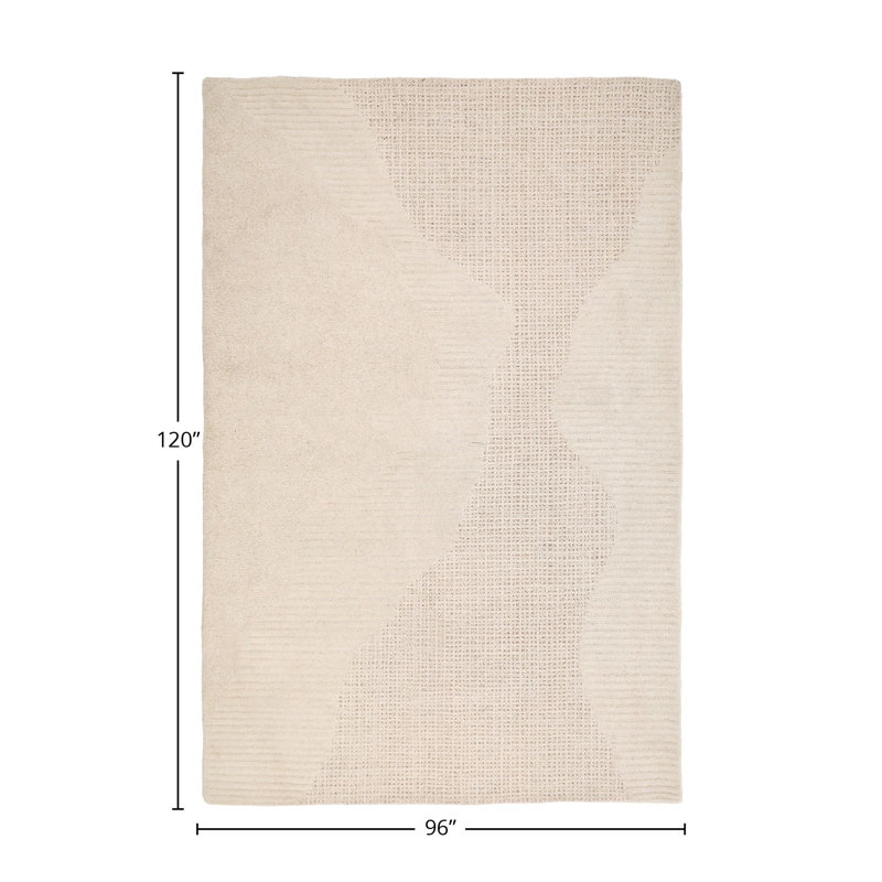 Barthelemy Ivory Area Rug - 6x9, Rectangle 8' x 10'