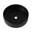 Lavabo de salle de bain circulaire en céramique 15,7 po Elegance Plexi Home-98249157