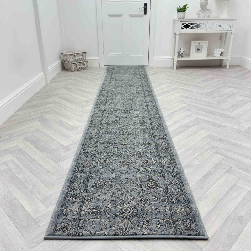 Runner Floral Area Rug, Runner 66 x 270 cm