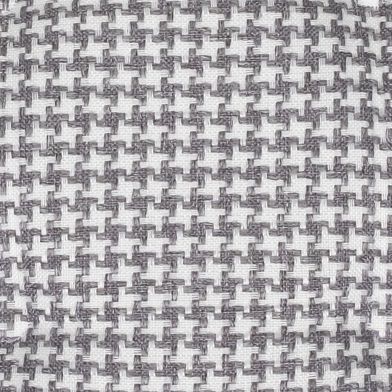 Gray Houndstooth Memory Foam U-Shaped Dining Chair Cushions Set of 6