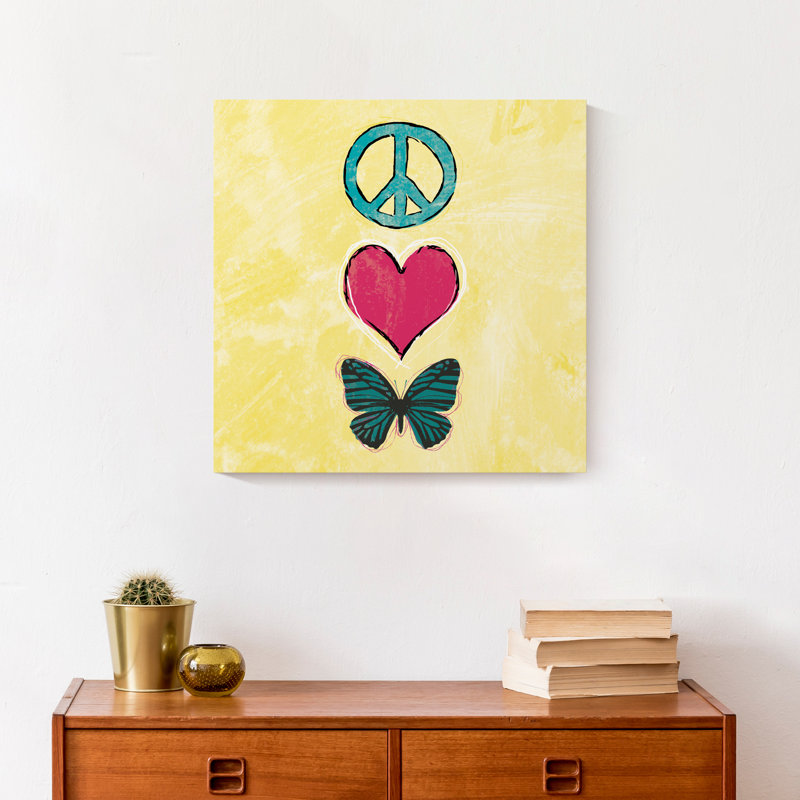 Art sur toile, H 16 po x l 16 po x P 1,25 po