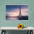 White Floater Framed