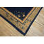 Blue 1920s Chinese - Peking Wool Rectangle Hallway Runner Antique Knotted Rug
