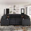 Canapé-lit modulaire en chenille avec rangement Anjanette-1125681375