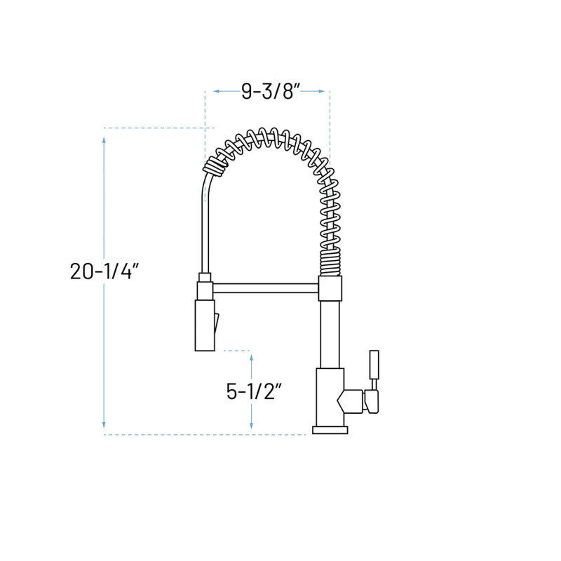 Allora USA Kitchen Faucet, Matte Black