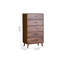 Armoire d'entrée simple en noyer noir