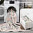 Floral Machine Washable Rug for Living Room, Non-Slip Vintage Floor Mats, Stain-Resistant Soft Faux Wool Farmhouse Indoor Carpet for Bedroom, Nursery, Dining Room-308881991