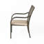 Ensemble de chaises d'extérieur en osier pour patio, améliorant le confort et le style 4 pièces