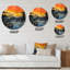 Horloge murale en métal Berhley-908713997