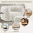 Compressed Sofa Chair Breathable Fabric Bean Bag Chair With Removable Ottoman,Living Room Sofa Chair-1444198405