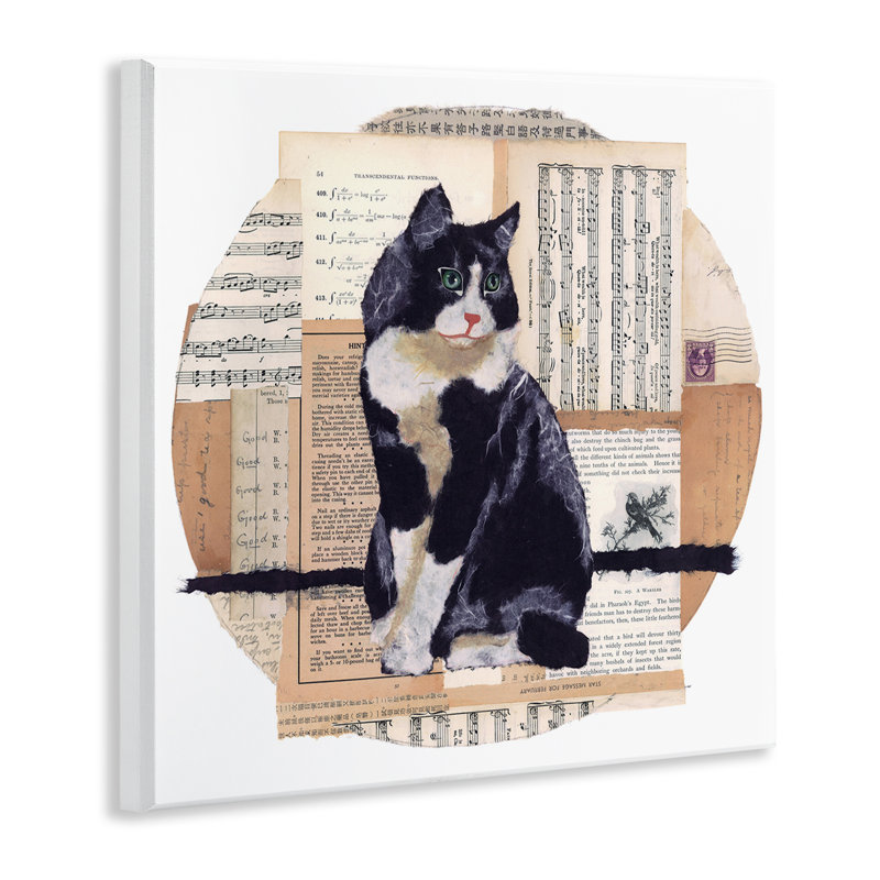 «Tuxedo Cat Collage» par Nancy Overton