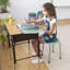 ECR4Kids Daisy Stackable Stool Set, Flexible Seating, 8-Piece-73877732