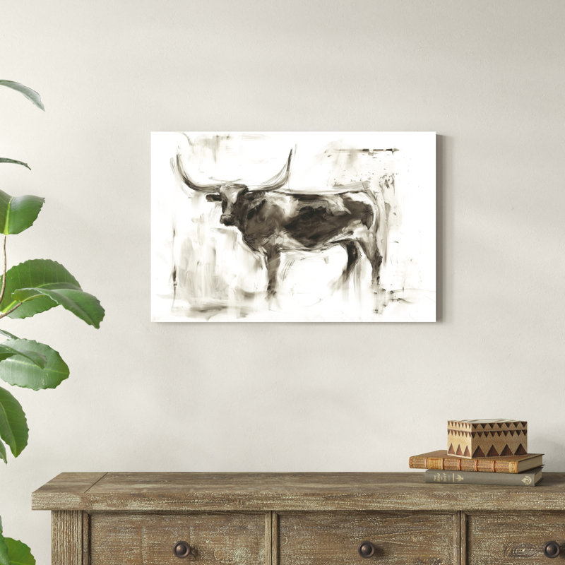 Étude Longhorn II, H 20 po x l 30 po x P 1,25 po
