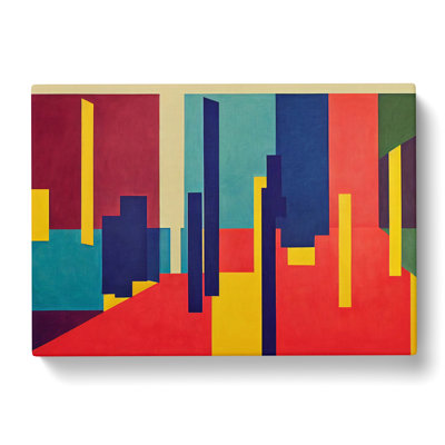 Enviable Modern Abstract - Wrapped Canvas