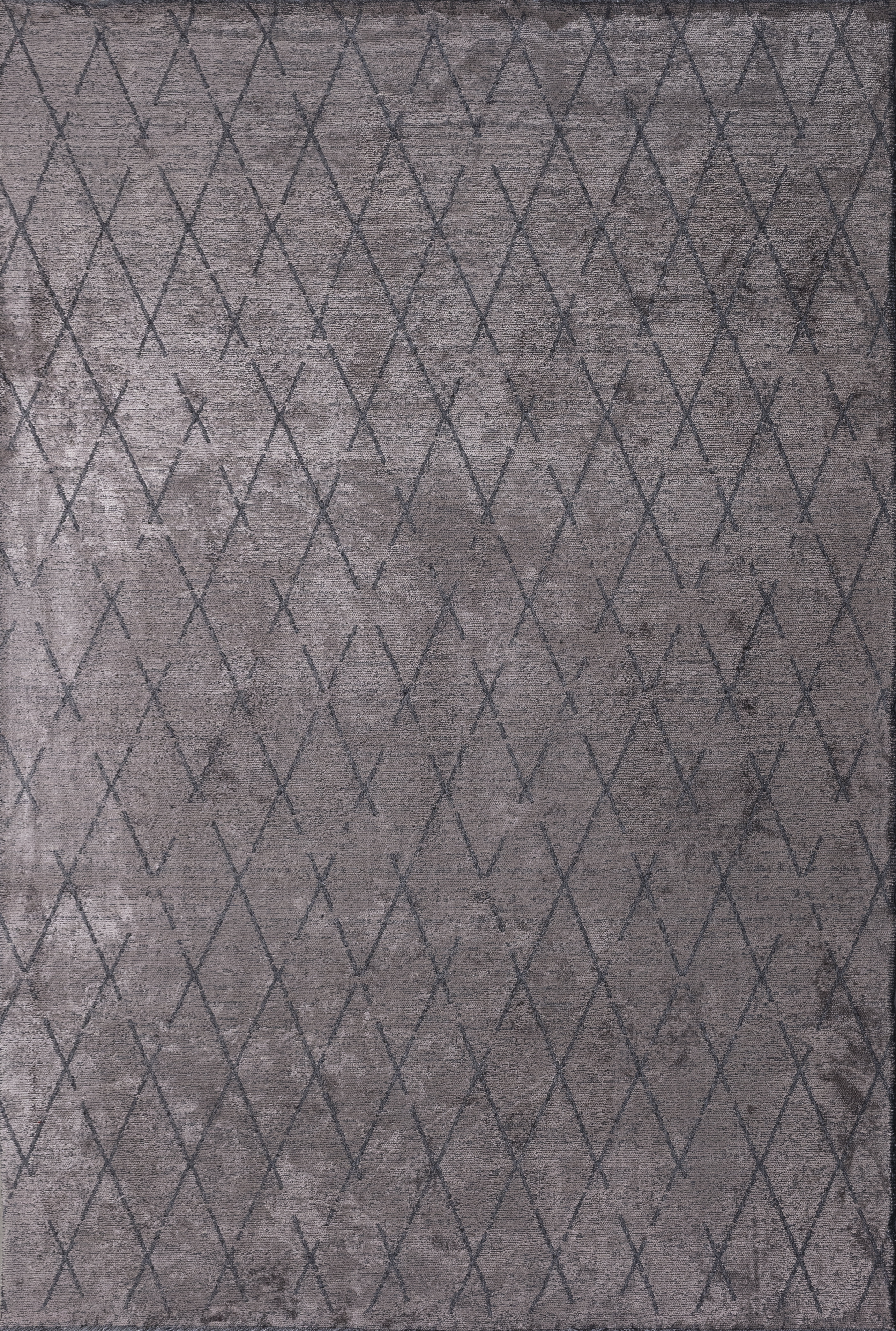 Woven Concepts Rapture Dark Brown/Gray Argyle Luxury Area Rug | Perigold