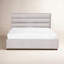 TAKIO QUEEN BED LIGHT GREY-181201916