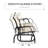 Person Outdoor Glider Bench-348598681