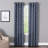 Ralon Polyester / Linen Light-Filtering Geometric Print Curtain Panel with Grommet Top-406228343-406228297