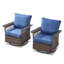 Chaise berçante pivotante avec coussins Blathnaid-1316884138